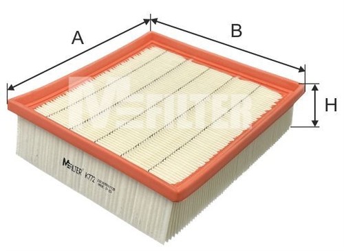 Fits mfilter 772 air - 772, filter