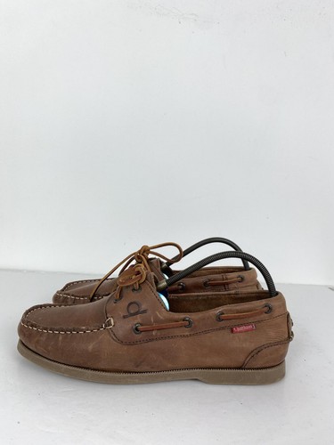 Chatham brown leather boat - chatham,