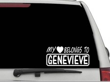 MY HEART BELONGS TO GENEVIEVE