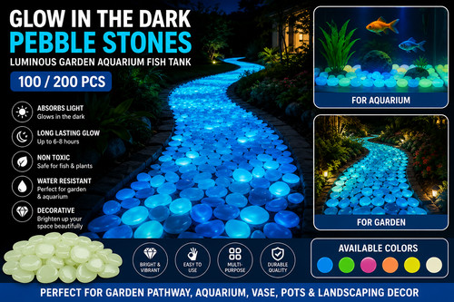 100 200 pcs glow the - the, dark