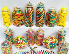 14 Plastic Sweet Jars, 7