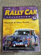 IXO DEAGOSTINI 1/43 RENAULT 5 MAXI TURBO TOUR DE CORSE RALLY 1985 DIECAST CAR