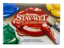 Daler Rowney Stay Wet Mixing Palette for Acrylic Painting - SM - 32 x 23 cm