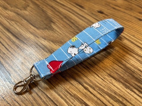 Handmade wristlet key fob - /,
