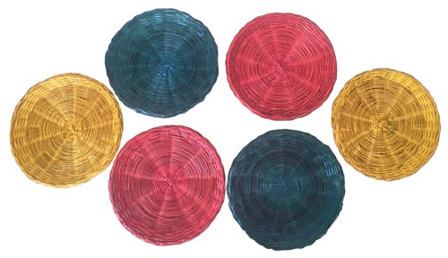 Vintage wall hanging plates - vintage,