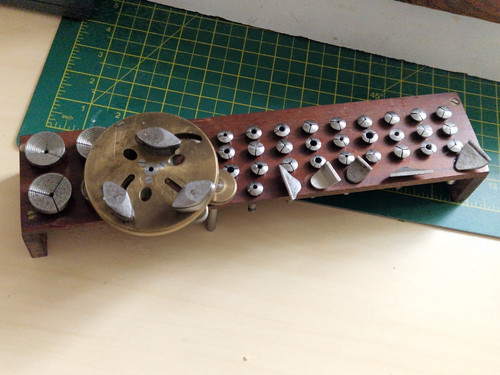 Watchmakers lathe collet set - watchmakers,