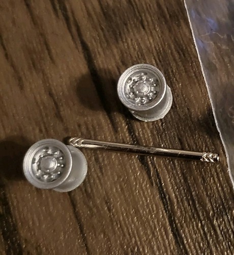 Set rear wheels and - 1/76,