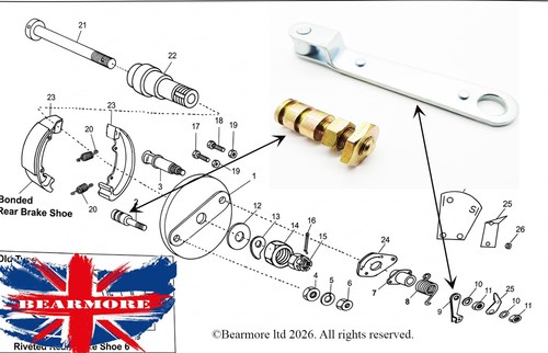 Pin anchor lever - pin, &