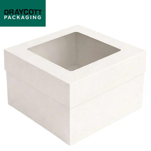 Cake box with window - with, high