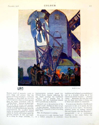 Old blue windmill cox - old, e.