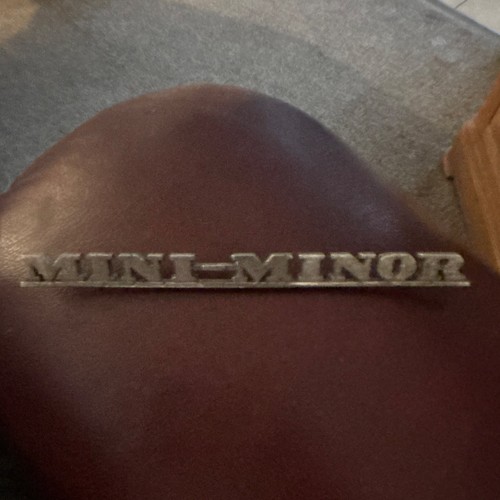 Mini minor car badge - minor,