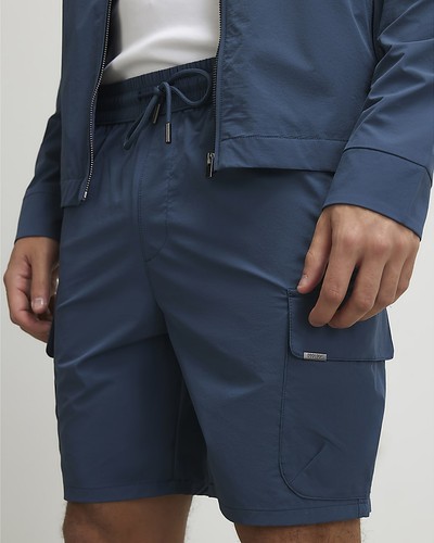 River island mens cargo shorts - river,