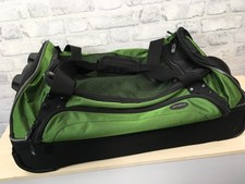 Samsonite Wheeled Duffle Bag / Case Telescopic Handle Green & Black  (JF137K)