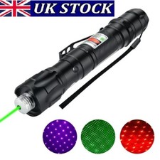 5000m Strong Beam Green Red Laser Pointer Pen 532nm Lazer Torch USB Rechargeable