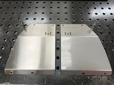 Rear Mudflap Brackets Stays STAINLESS STEEL CAX100200 CAX100210 Fits Discovery 2