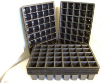 40 CELL F/ SIZE PLASTIC SEED TRAY INSERTS CHOOSE FROM 2 TRAY INSERTS UP TO 200