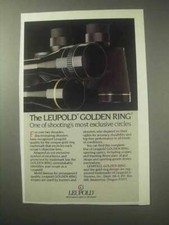 1985 Leupold Scopes Ad - The