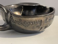 Rare Unique Vintage (1973) Ewenny Pottery Chamber Candle Holder. Wales. Masonic.