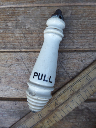 Antique victorian toilet pull - antique,