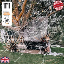 7m Giant Halloween Spider Web