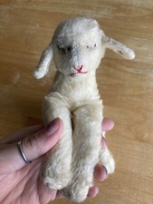 RARE Steiff Early Floppy Lamby Ear Button 1950's 