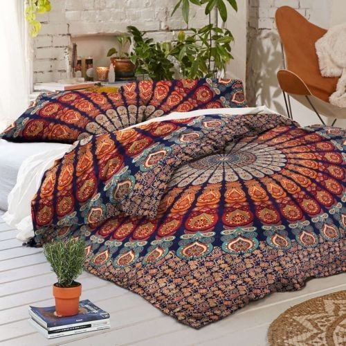 Indian mandala duvet cover - indian,