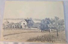 Hand Sketched Antique Pencil