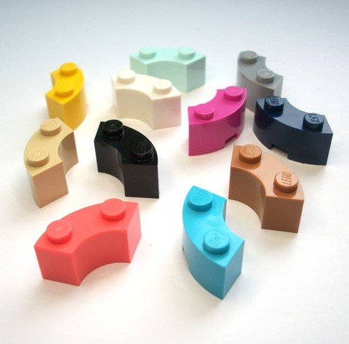 Lego round 2x2 - -, corner