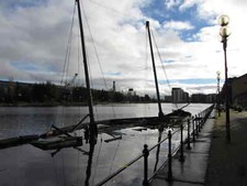 Photo 6x4 Eben Haezer: sunk The old barge a permanent feature for many ye c2015