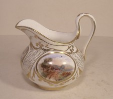 Coalport, Derby, Minton?? 19th Century Topographical Jug Unmarked