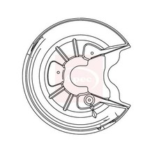 Apec splash guard brake disc - apec, guard,