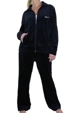 Womens Velour Tracksuit Set 2