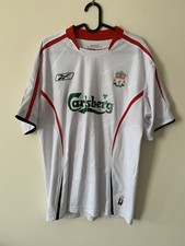 Liverpool Shirt 05/06 Away Shirt Med 21” Pit Vintage Retro LFC Reds