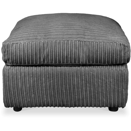 Jumbo cord grey - cord, footstool