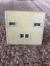 vintage perpetual desk calendar. retro calendar