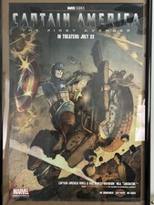 MARVEL CAPTAIN AMERICA HARLEY DAVIDSON POSTER 36 X 24 Dealer Promo