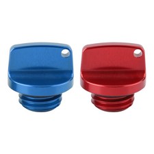 2Pcs CNC Aluminum Oil Filler