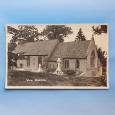 Wick Perthshire Postcard 1920 Real Photo The Parish Church Scotland