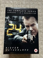 24 DVD Box Set Series 1-8 & Redemption, Clouding To Discs, 5-8 Packaging Damaged