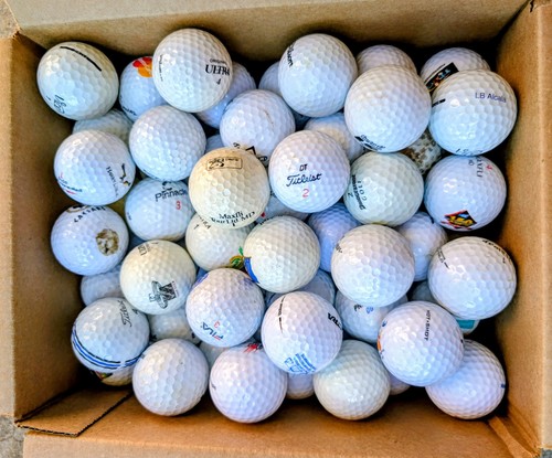 100 assorted brand golf balls - brand,