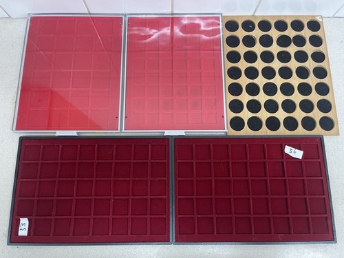Used coin trays various - used, types