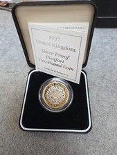 1997 Silver Proof Piedfort £2