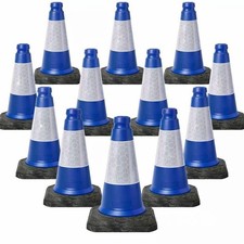 12  PACK BLUE TRAFFIC CONES  -