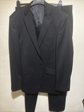 Mans Black Two-Piece Suit Jeff