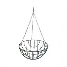 14" Wire Hanging Basket Round