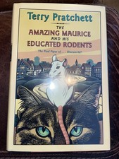 Terry Pratchett Discworld signed Amazing Maurice USA 1/1 hardback 1st edition