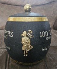 100 Pipers Scotch Whisky Vintage Advertising Ice Bucket Scotland