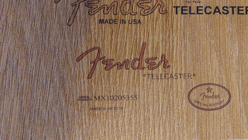 Telecaster waterslide decals - ,