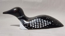 Hand Carved  Loon Decoy Duck
