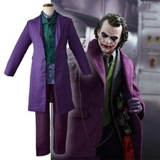Batman⭐The⭐Dark Knight Joker Costume Halloween Party Fancy Dress Cosplay Outfits